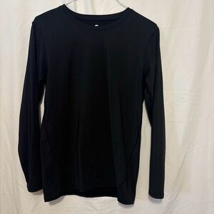 Sleek Black Long Sleeve Top